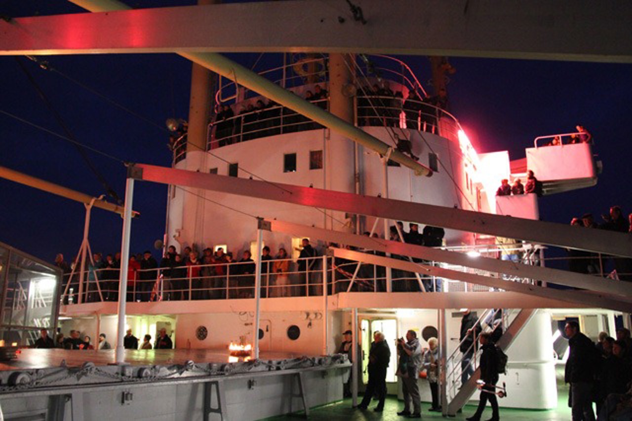 Traditionsschiff bei der Langen Nacht der Museen 2010
