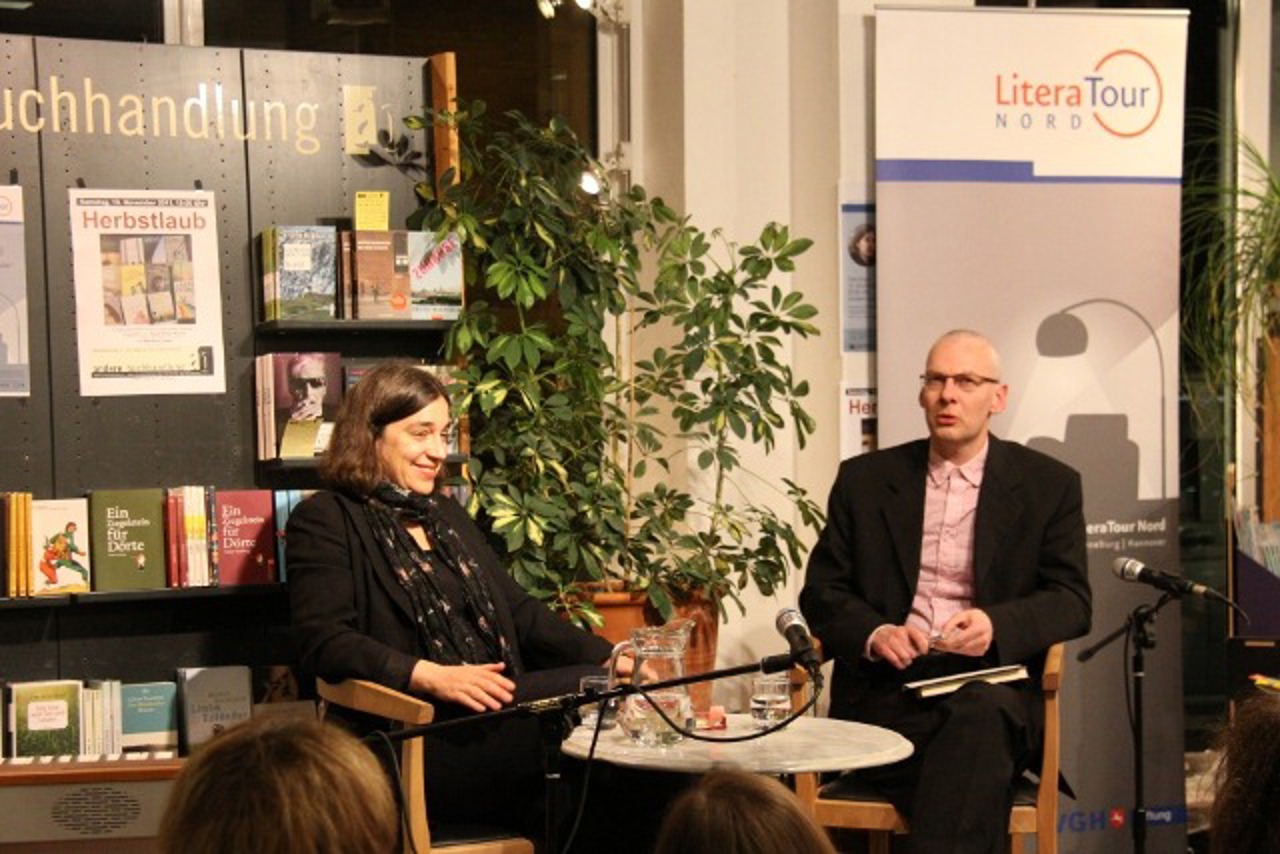 Inka Parei und Lutz Hagestedt im Gespräch