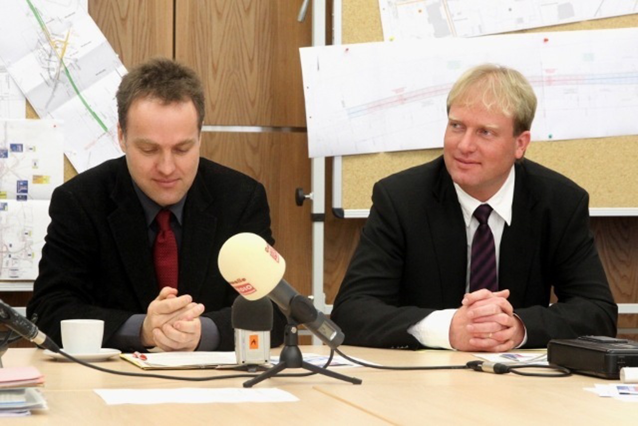 Dr. Holger Matthäus und Wilfried Eisenberg