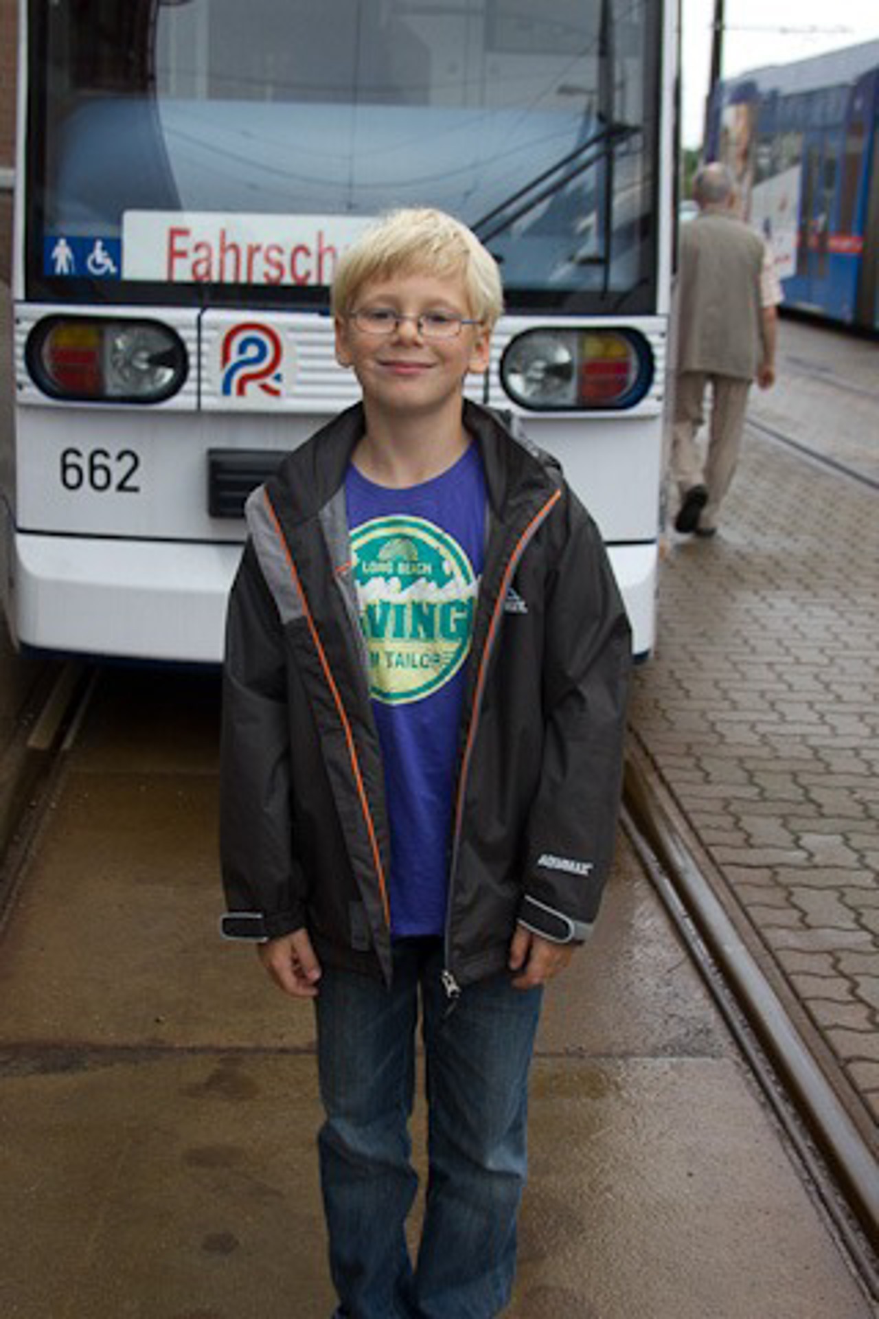 Sascha Statkevych wollte unbedingt selbst Straßenbahn fahren, auch wenn seine Karriere in eine ganz andere Richtung gehen soll