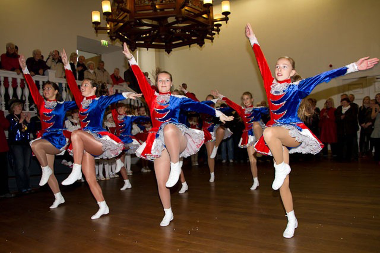 Funkengarde im Rathaus