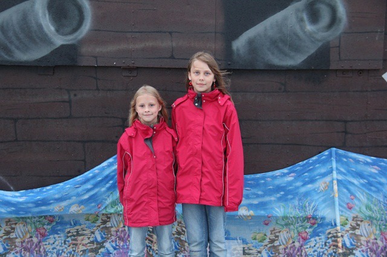 Samantha (l.) und Madeleine Behrendt, Urlauber aus Berlin