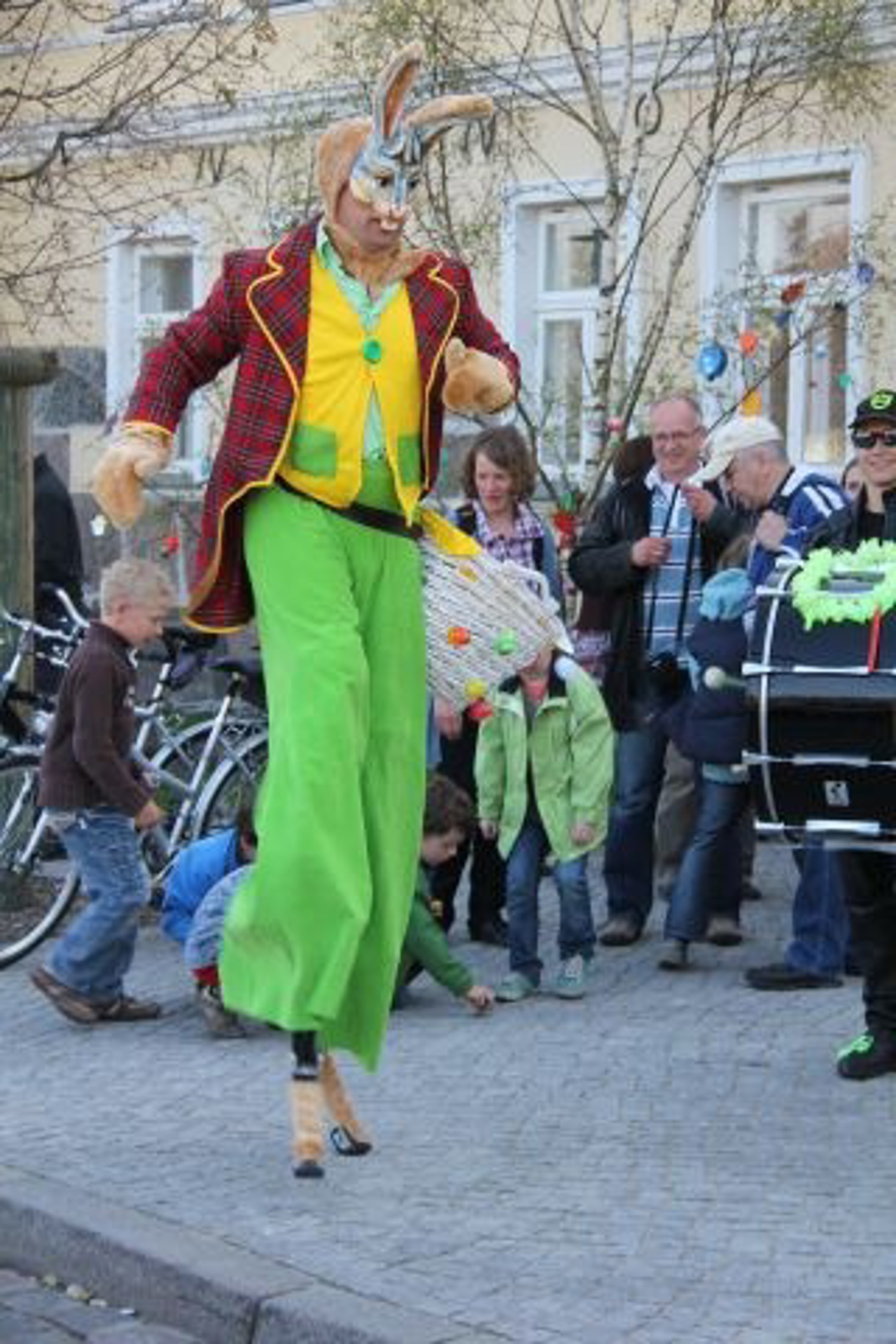 Der Osterhase in Warnemünde