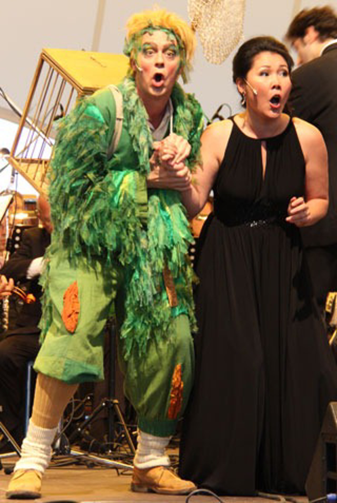 Papageno (links) und Pamina (rechts)