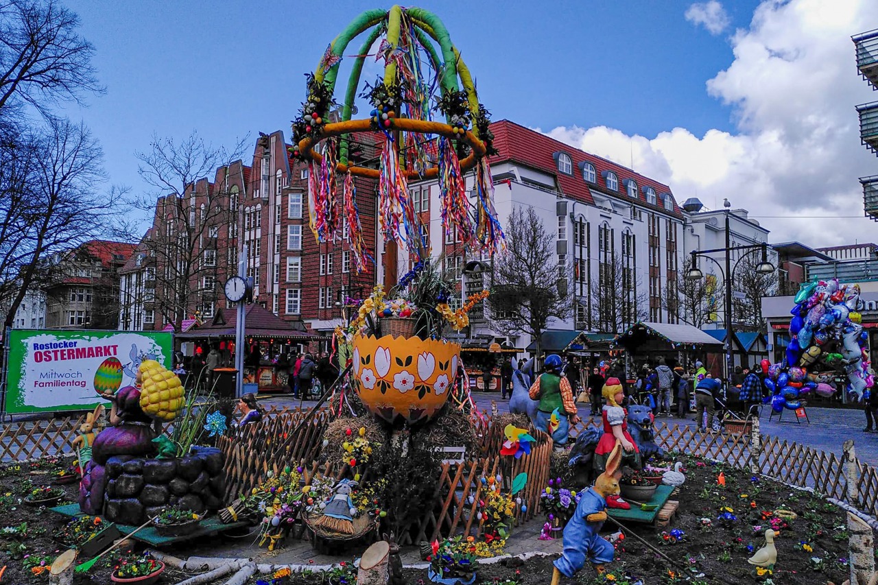 Ostermarkt 2024 in der Rostocker Innenstadt