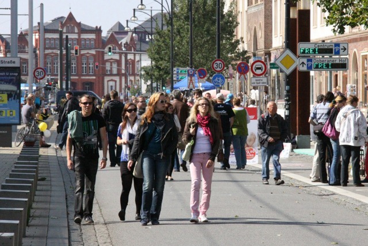 Klima-Aktionstag 2012 in der Langen Straße