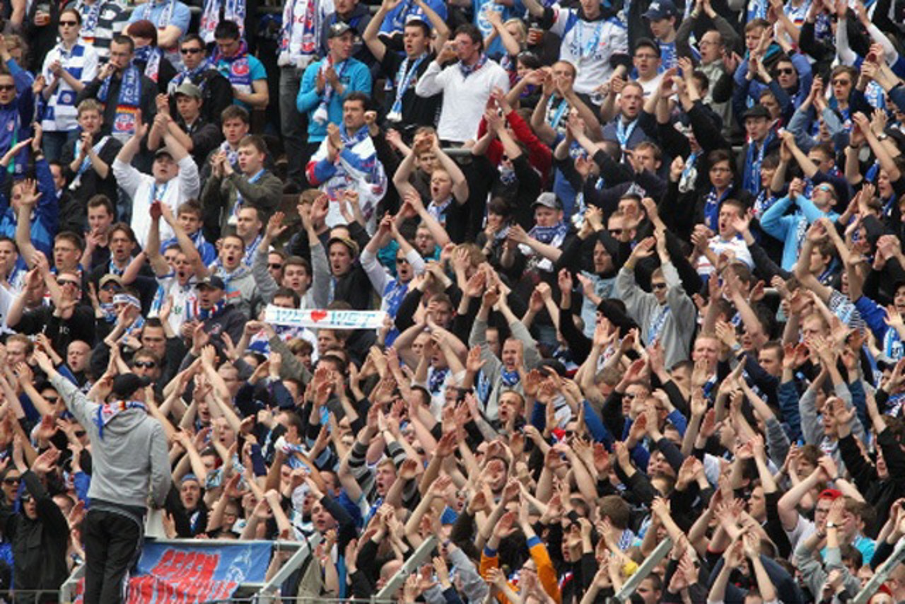 Hansa-Fans in Saarbrücken