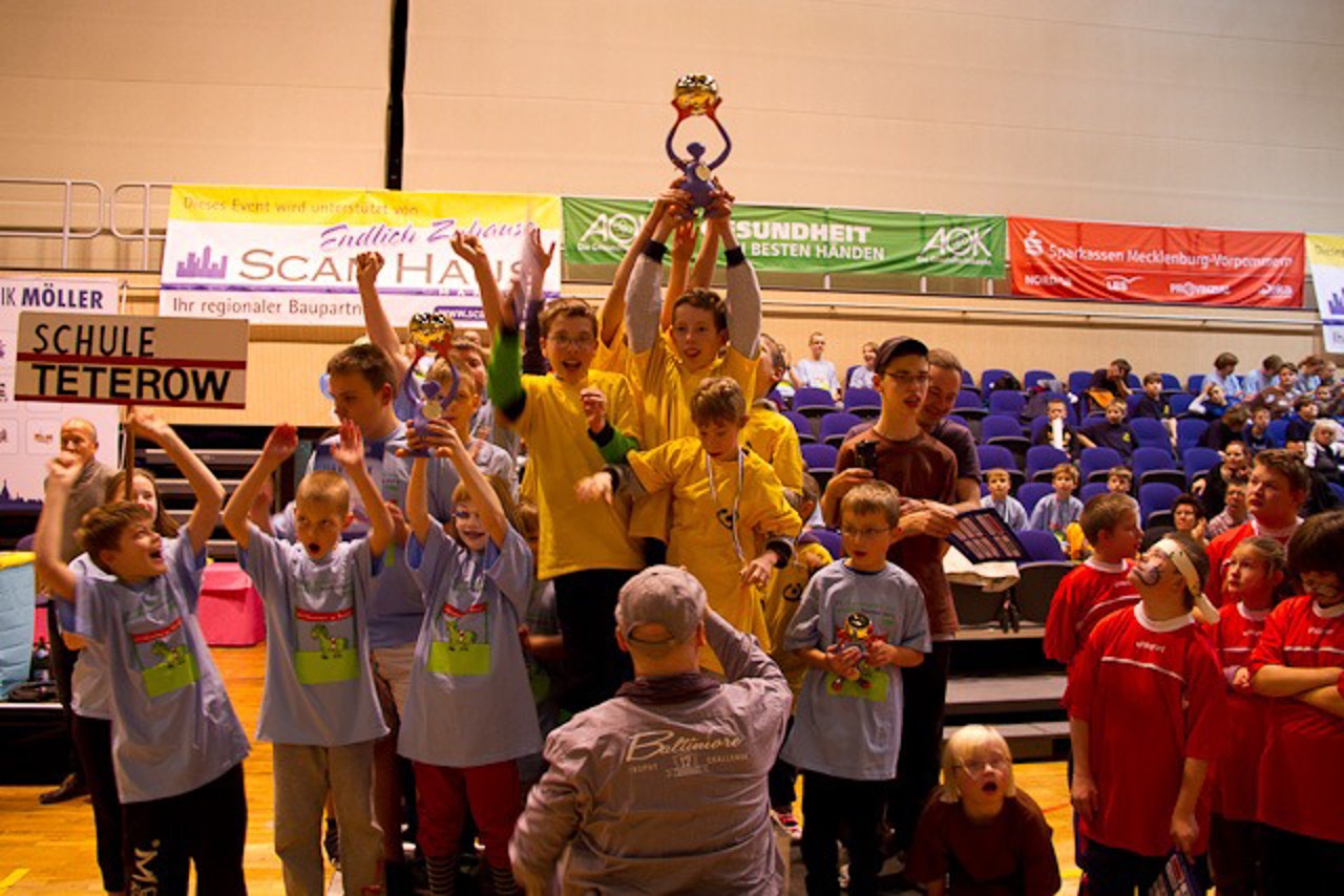 Siegerehrung beim Herbstspiel- und Sportfest 2012