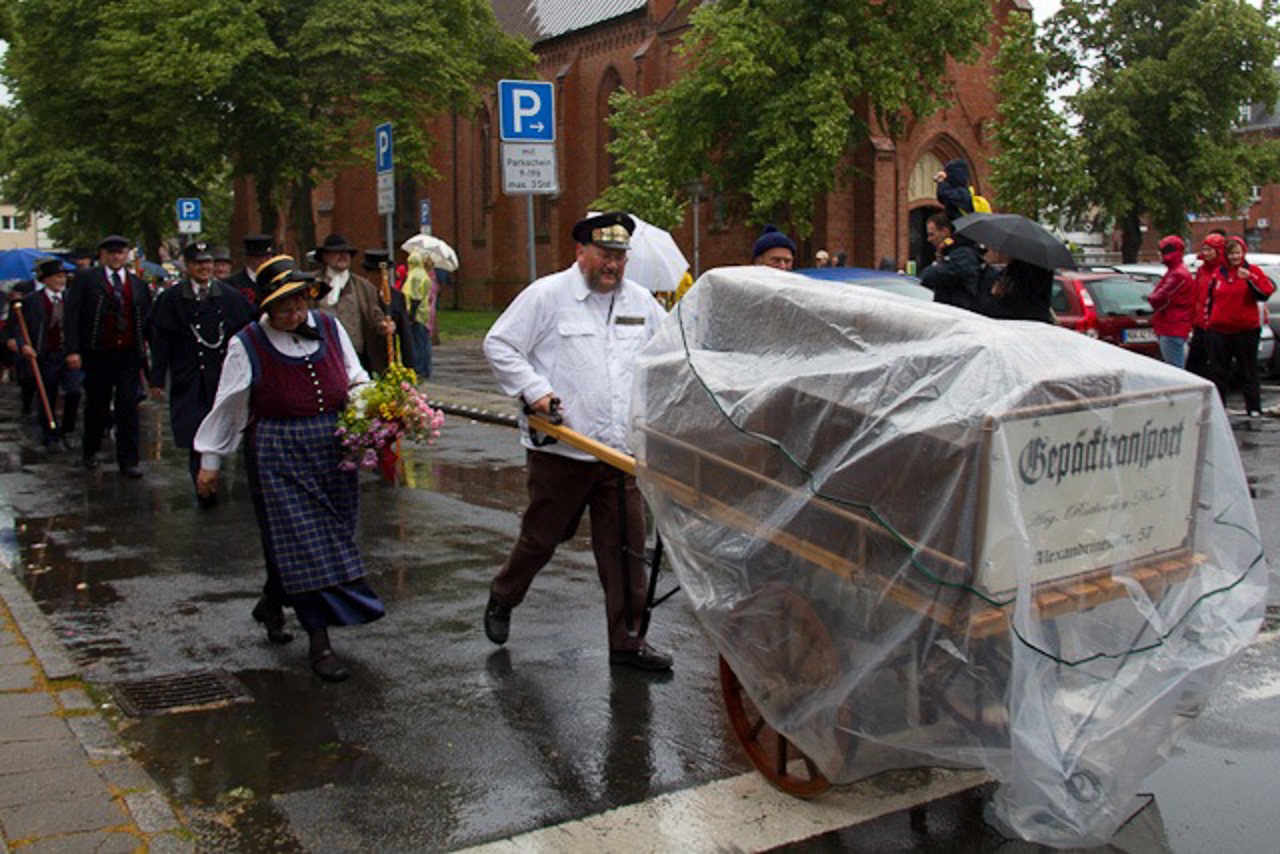 Historischer Gepäckträger
