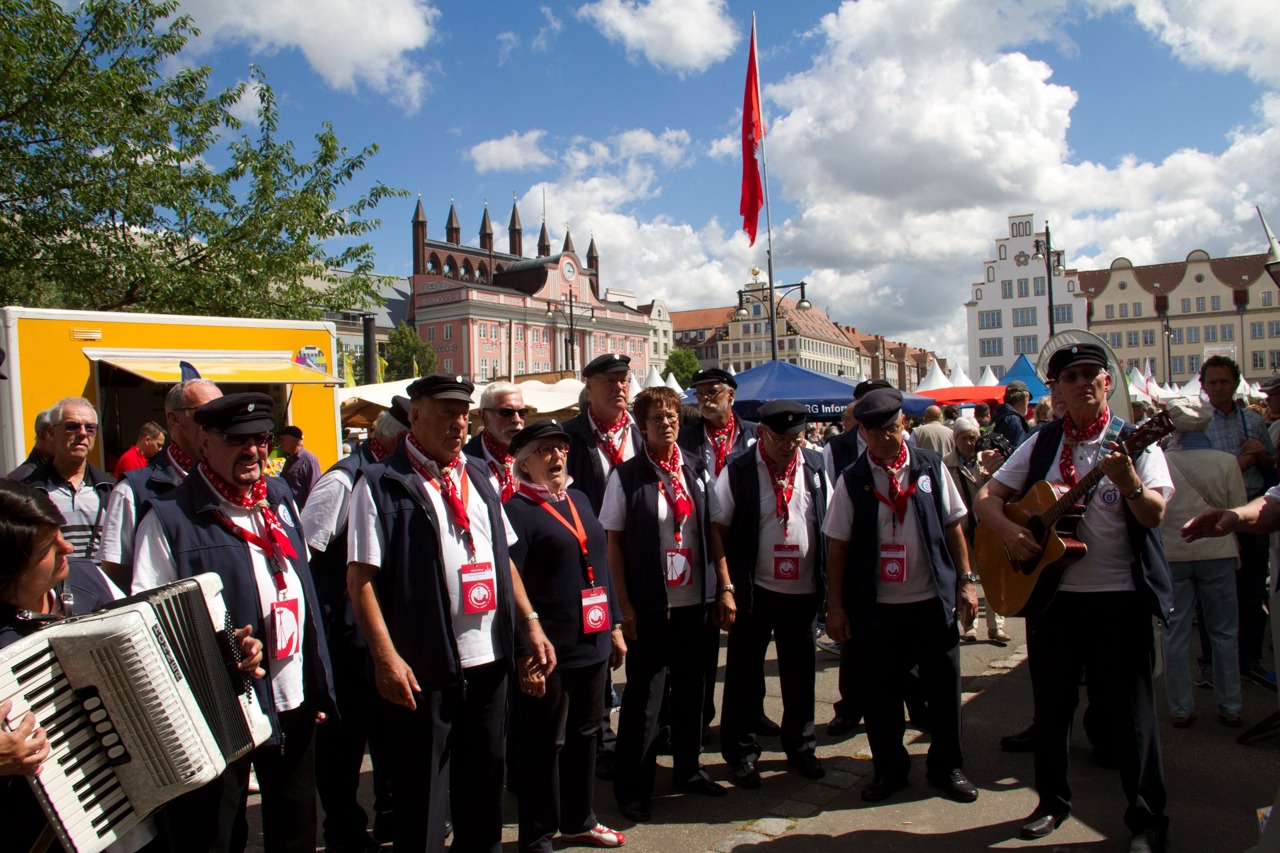 Shantychor auf dem Neuen Markt