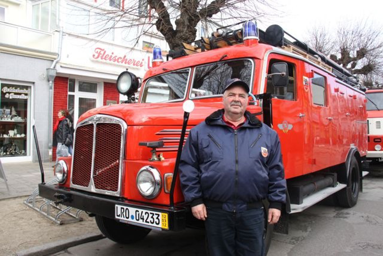 Wolfgang Scheil, Vorsitzender des Feuerwehrvereins Bad Doberan