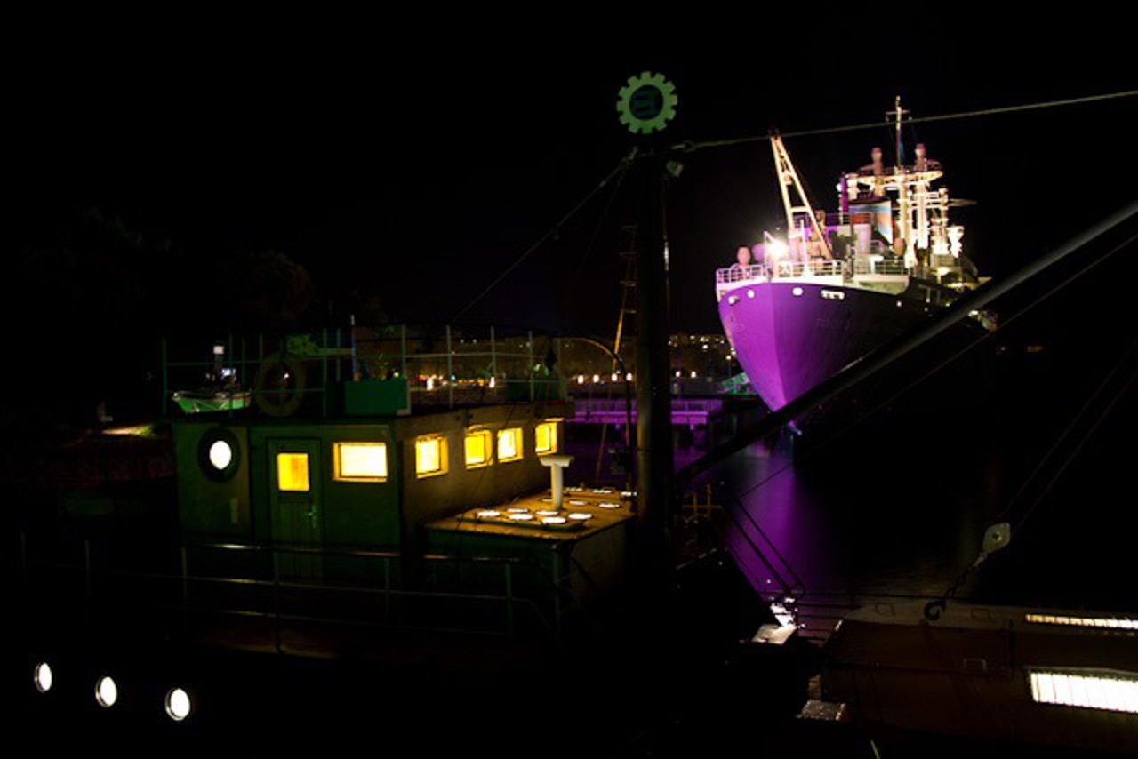 Schiffe bei der Lichtklangnacht