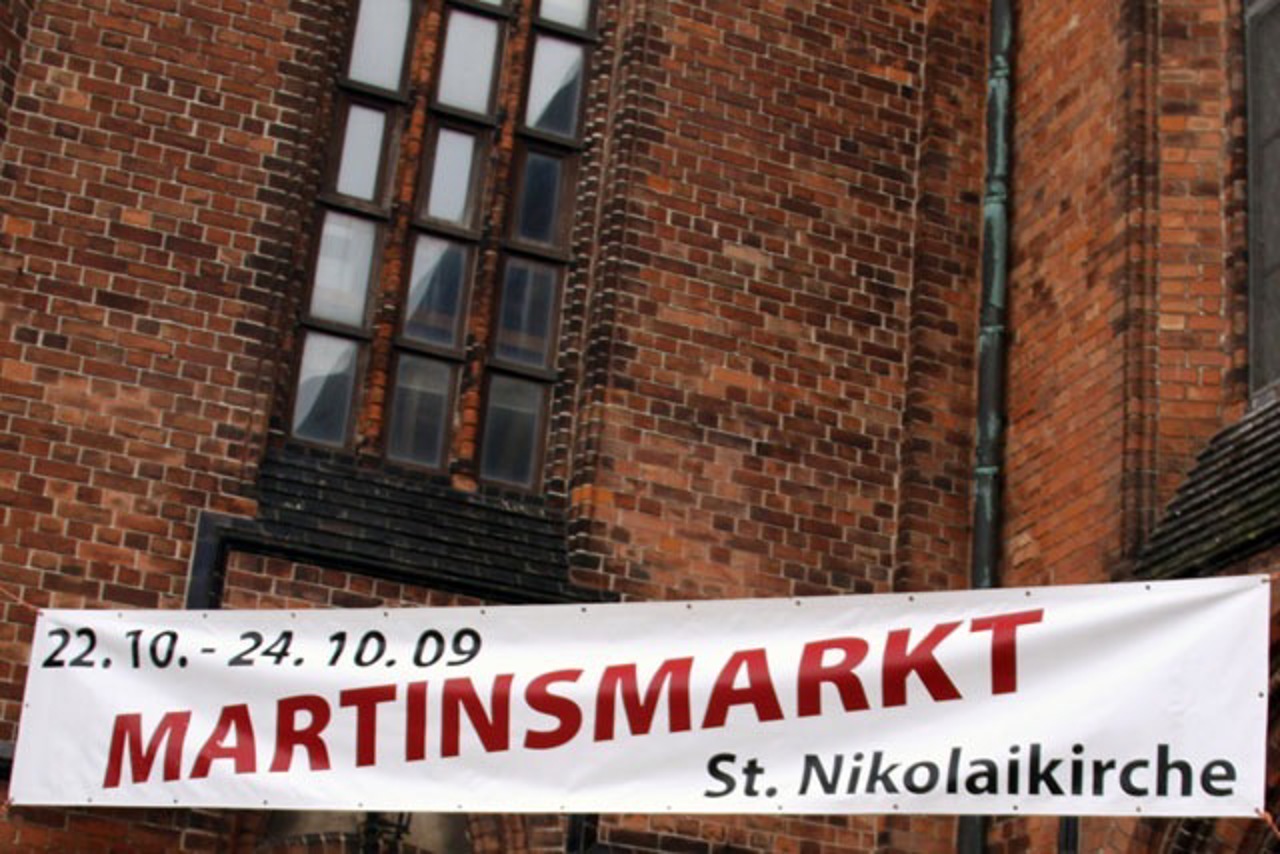 Martinsmarkt Nikolaikirche Rostock 2009