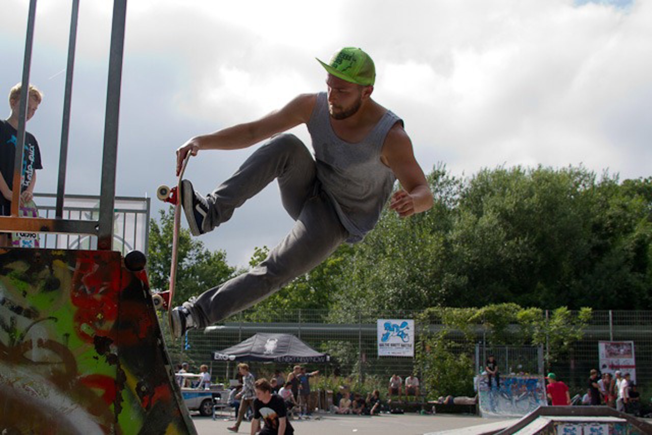 Rampe im Skatepark