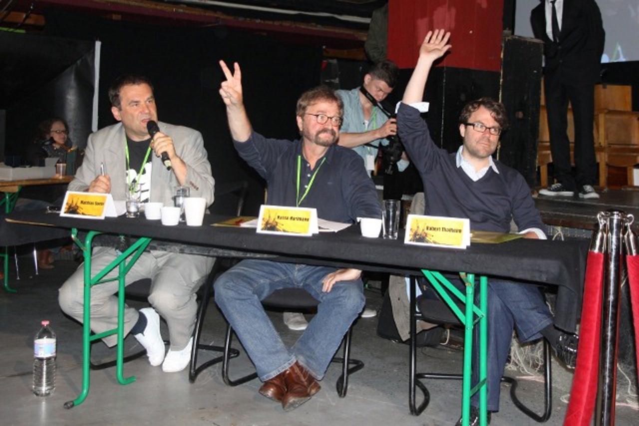 Die Jury: Matthias Spehr, Hasso Hartmann, Robert Thalheim