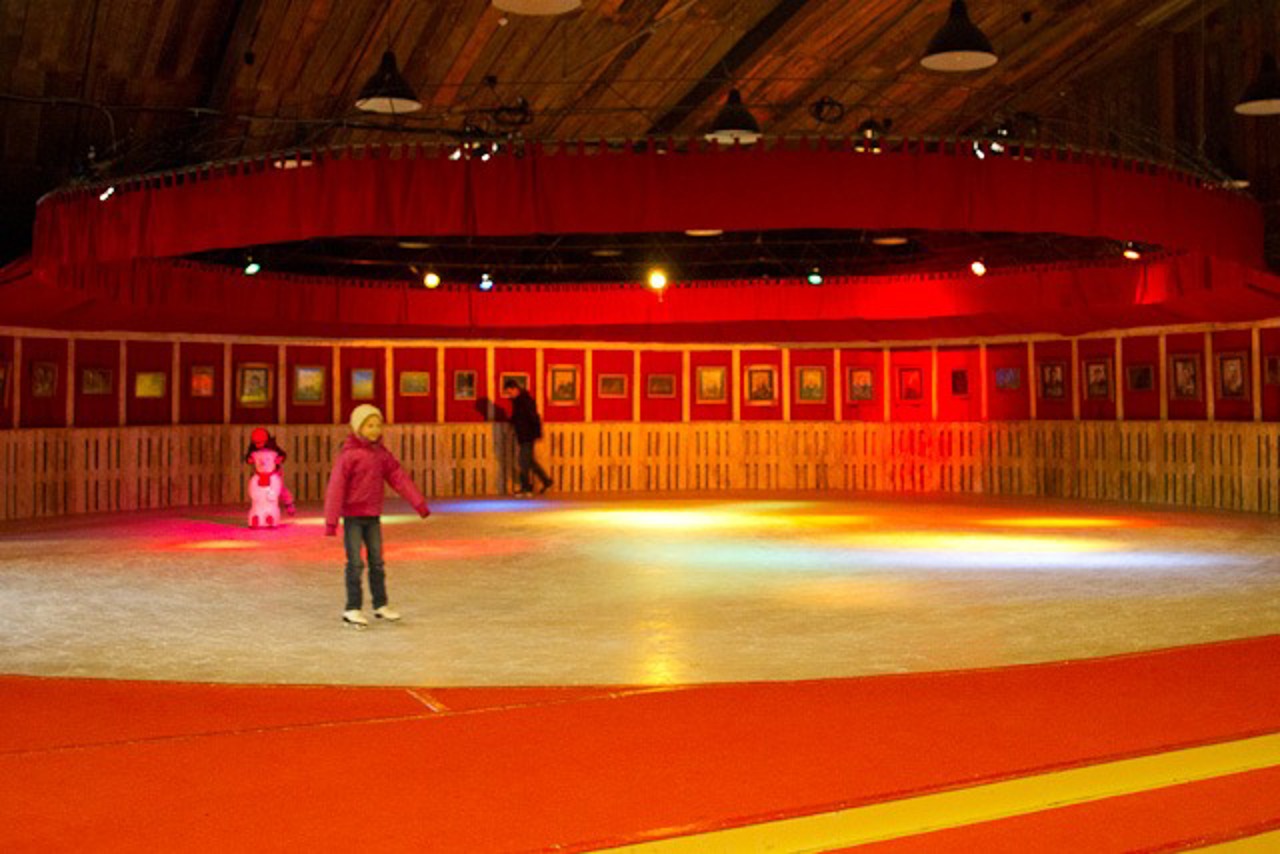 Eislaufbahn bei Karls