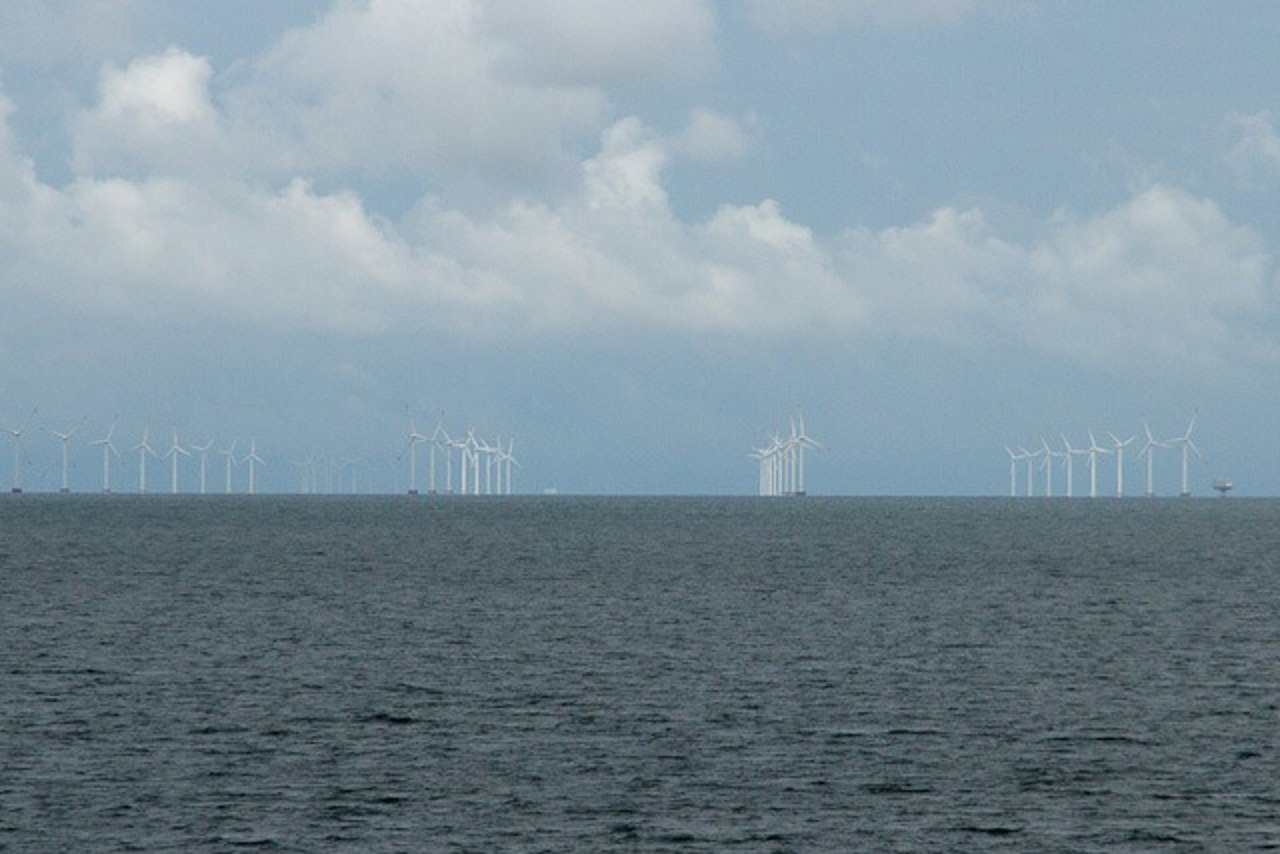 Offshore-Windkraftanlagen vor der dänischen Küste