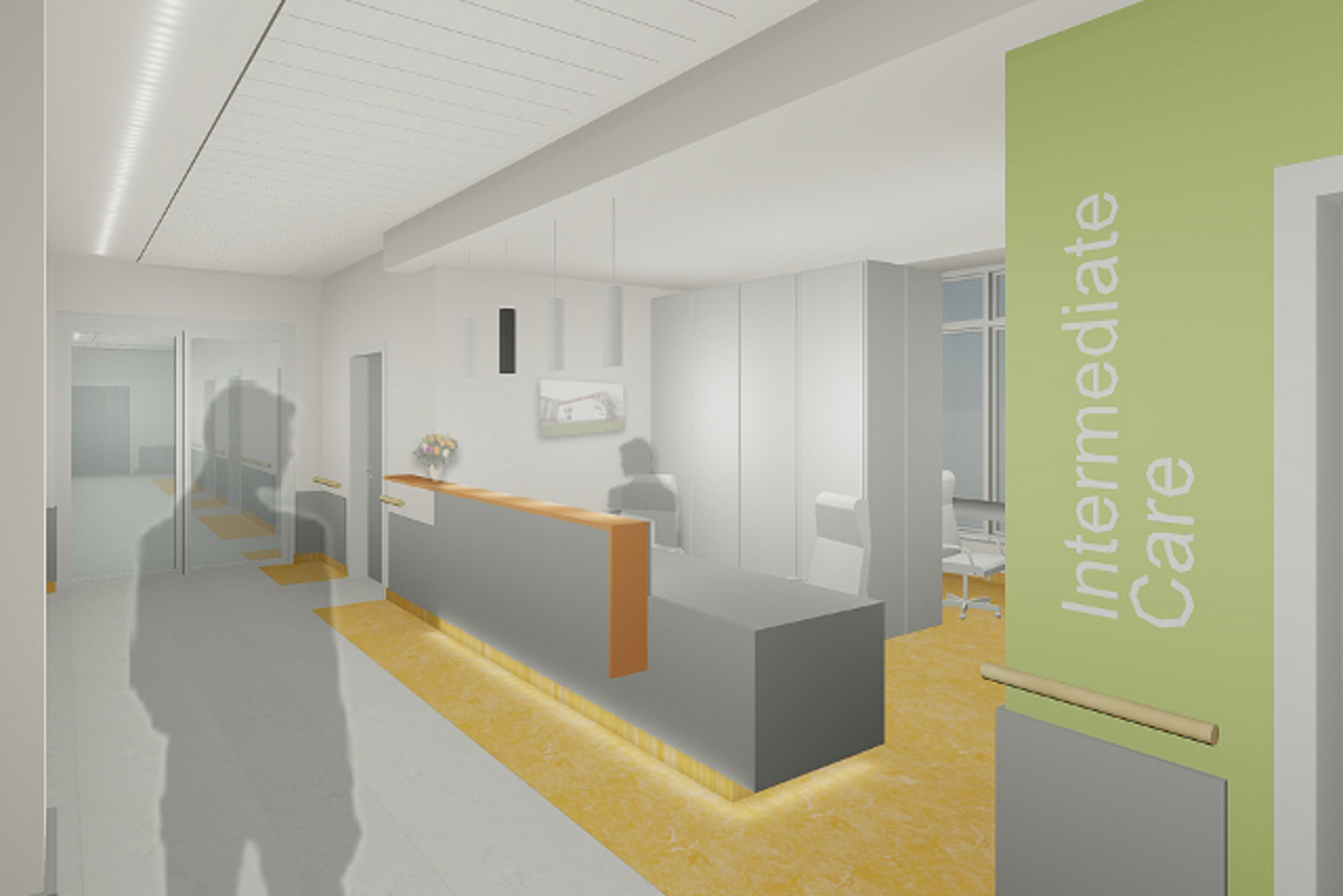 So ähnlich soll es bald bei der Intermediate Care aussehen (Bild: Andreas Nülle, pbr Planungsbüro Rohling AG)