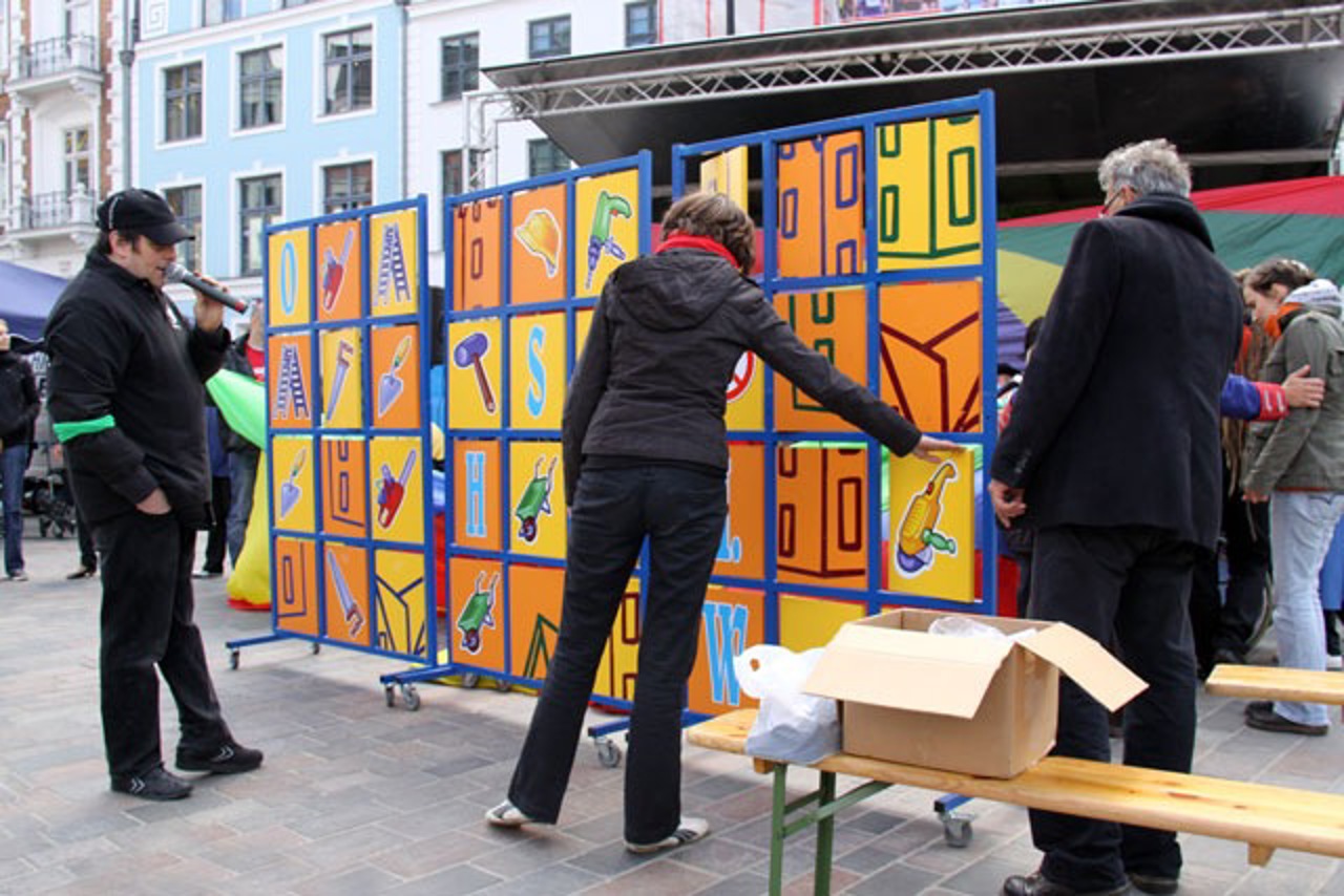 Aktionstag zur Gleichstellung von Menschen mit Behinderung - Memorywand