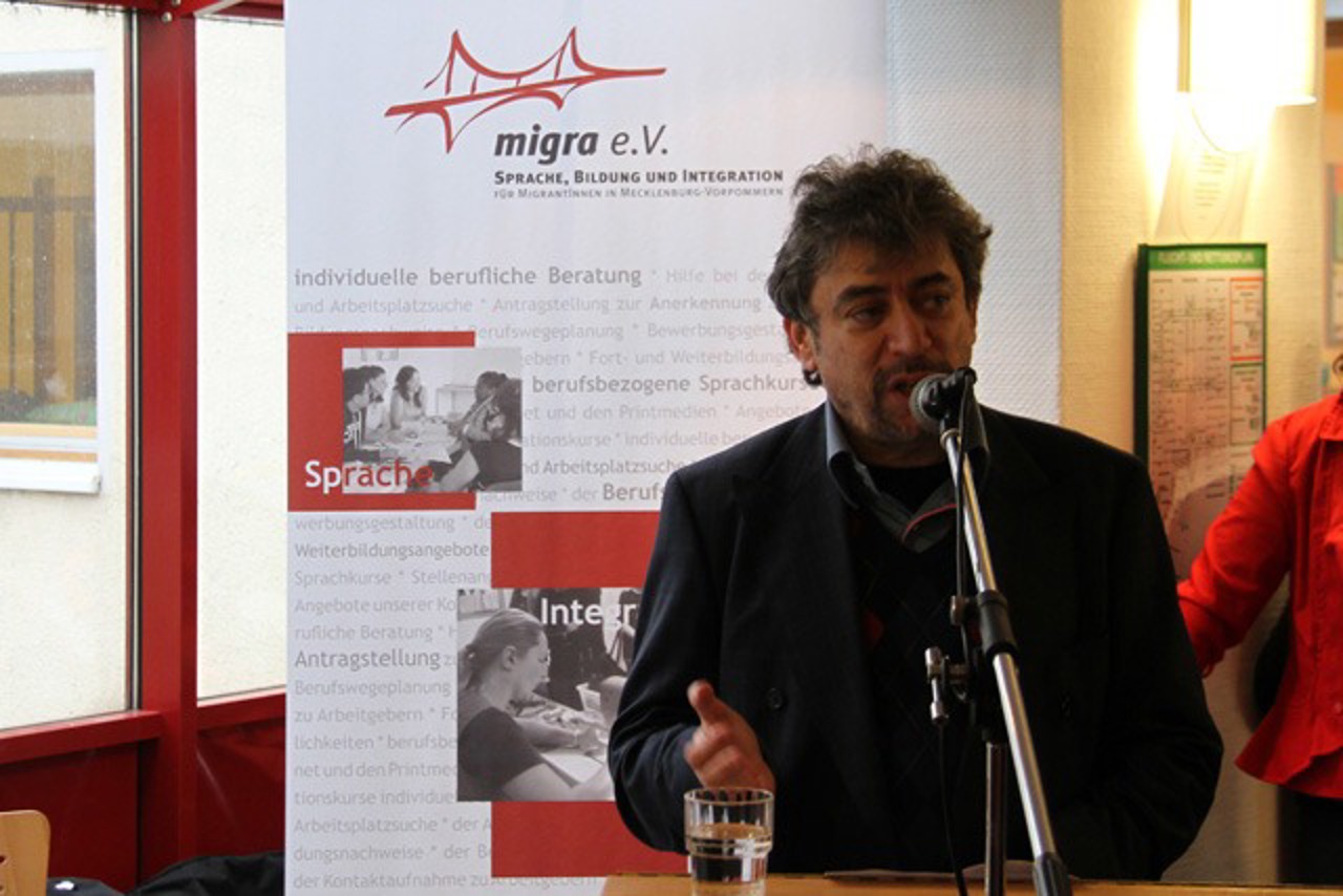 Juri Rosov, Vorsitzender des Migrantenrates Rostock
