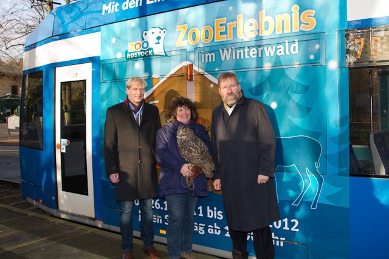 Als Zoopartner sorgt die RSAG für die gute Verbindung zum Zoo mit den Linien 3, 6 und 28