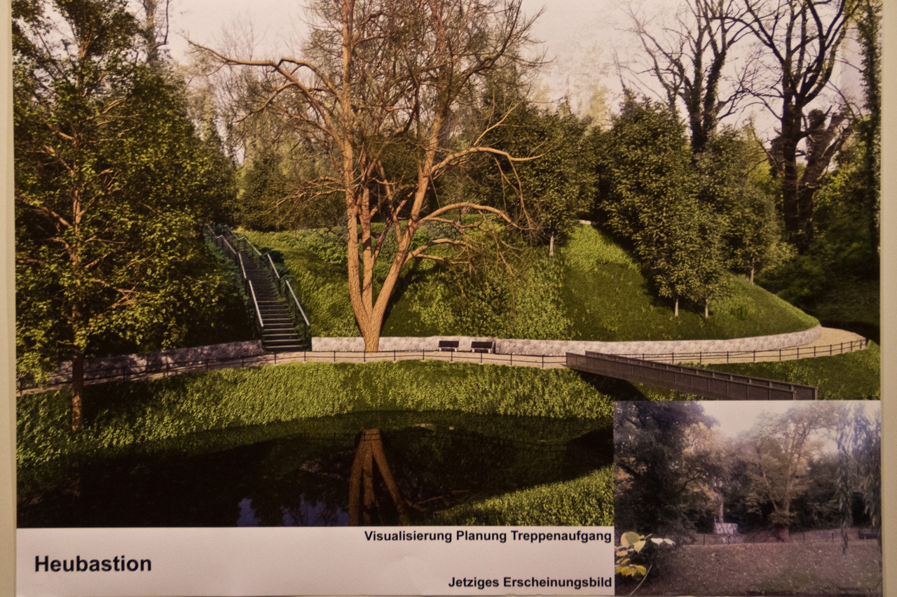 Visualisierung der Pläne zur Heubastion (Quelle: RGS)