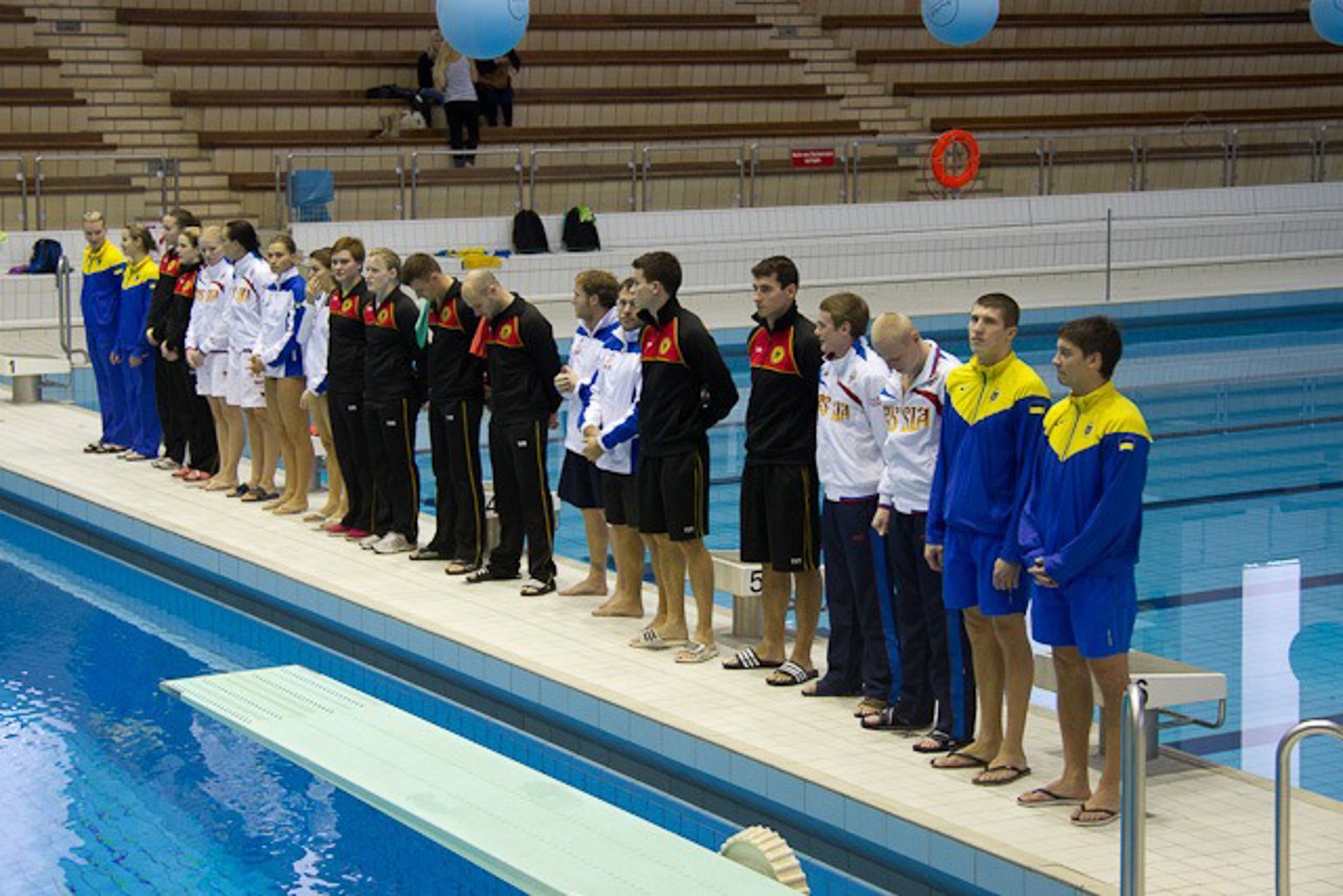 Wasserspringer aus Russland, Italien, Deutschland und der Ukraine treffen sich beim 4-Nation-Diving-Meet in Rostock