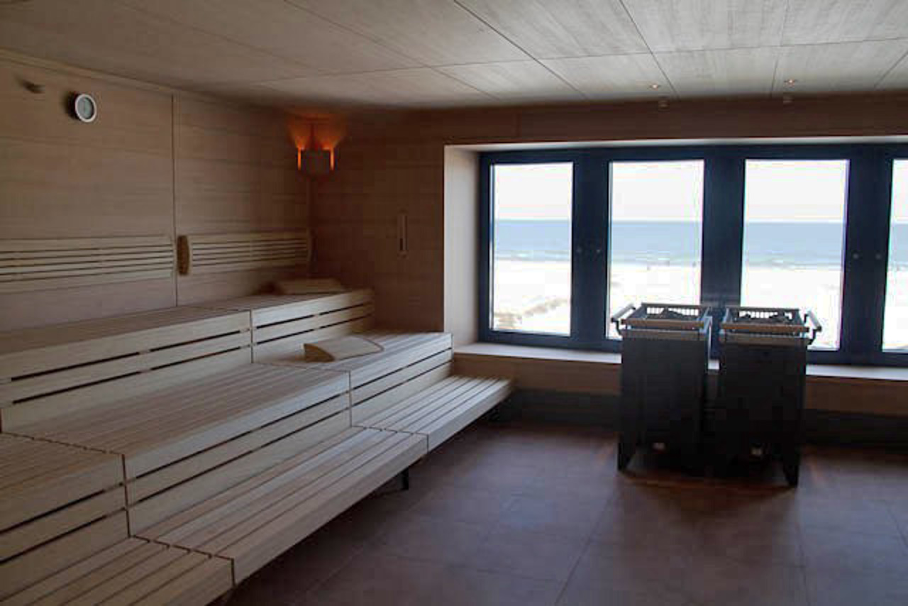 Sauna im Spa-Breich des Warnemünder A-ja