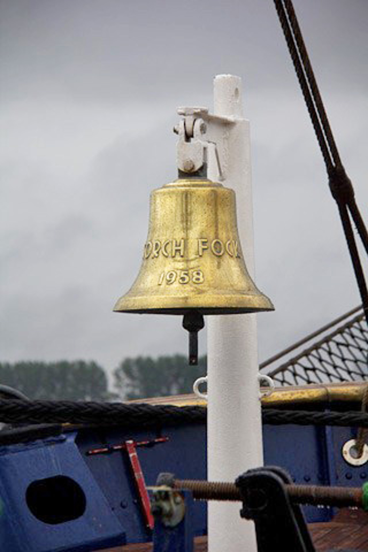 Die "Gorch Fock" liegt bis zum Ende der Hanse Sail am Sonntag im Warnemünder Hafen