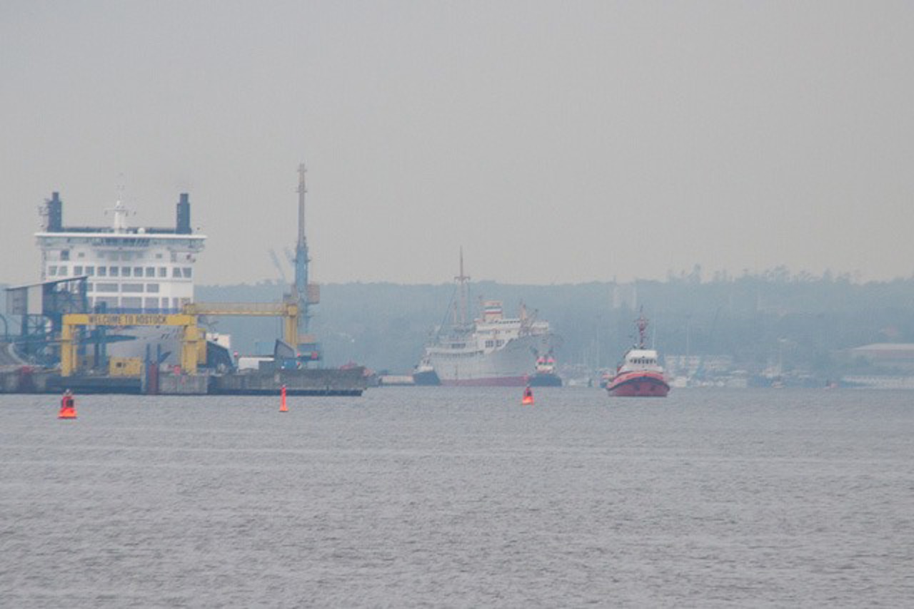 Georg Büchner im Überseehafen Rostock