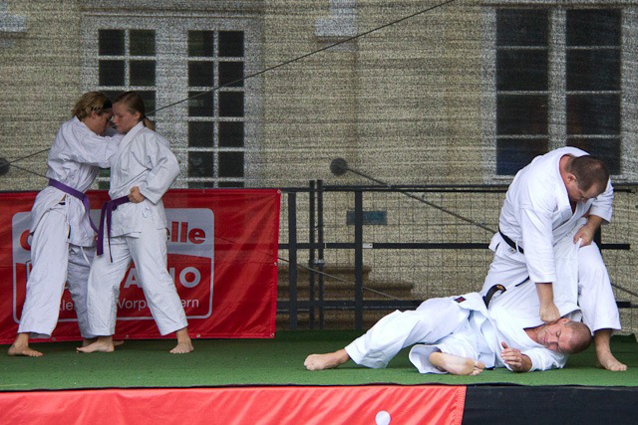 Karate beim Sporttag