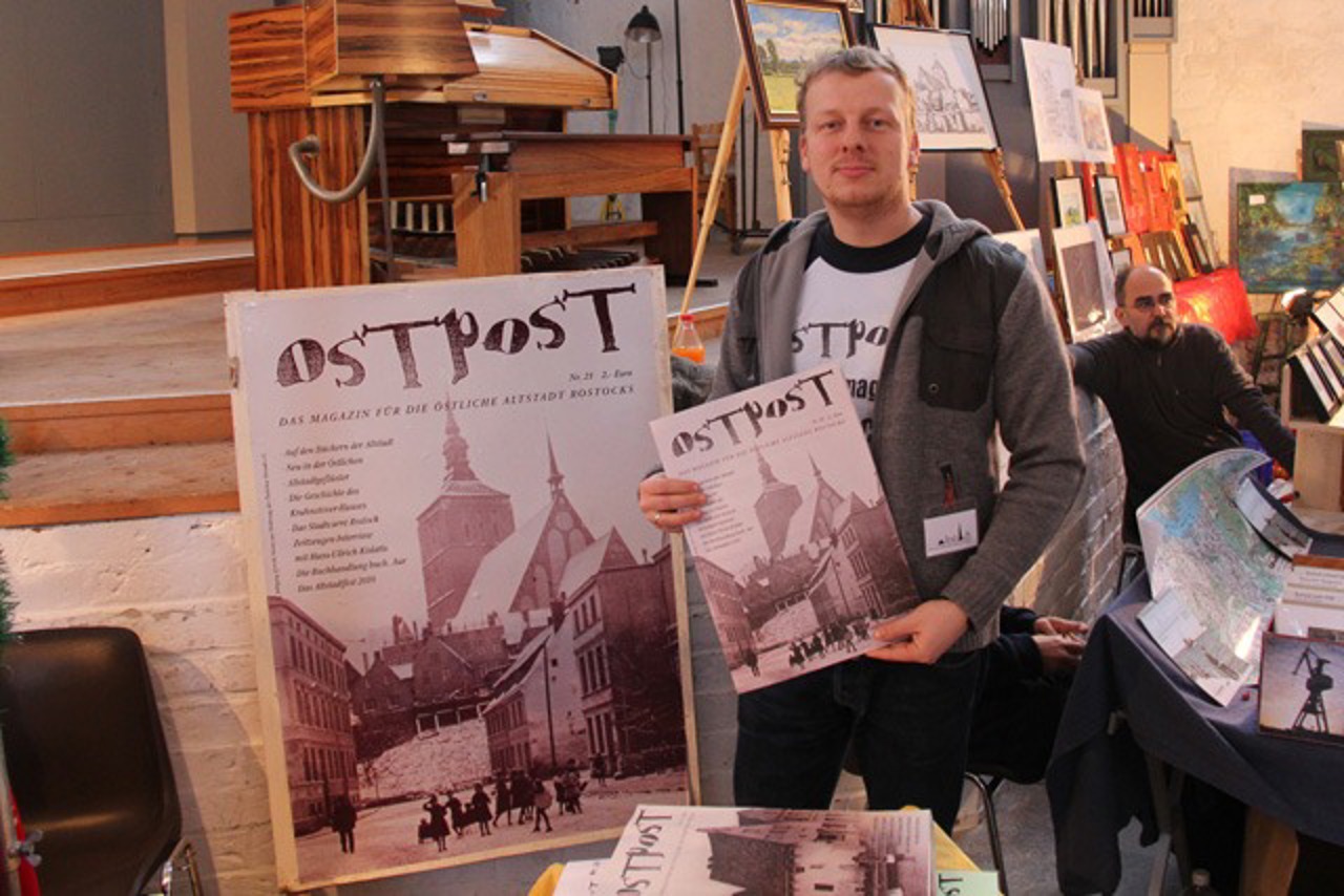 Sebastian Bielke mit der Ostpost