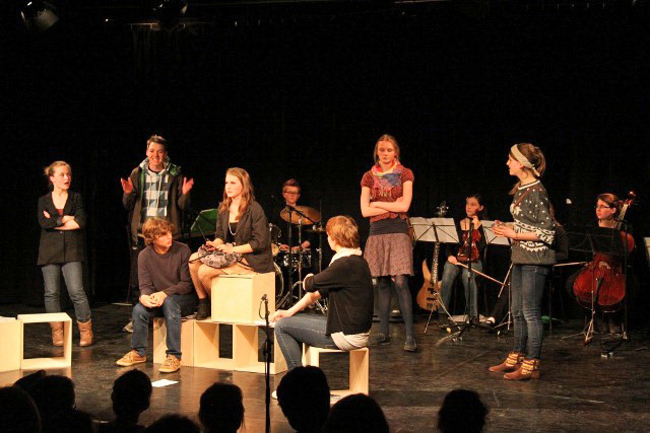 "Puzzle", das neue Stück der Welt-Musik-Schule "Carl Orff" an der Bühne 602