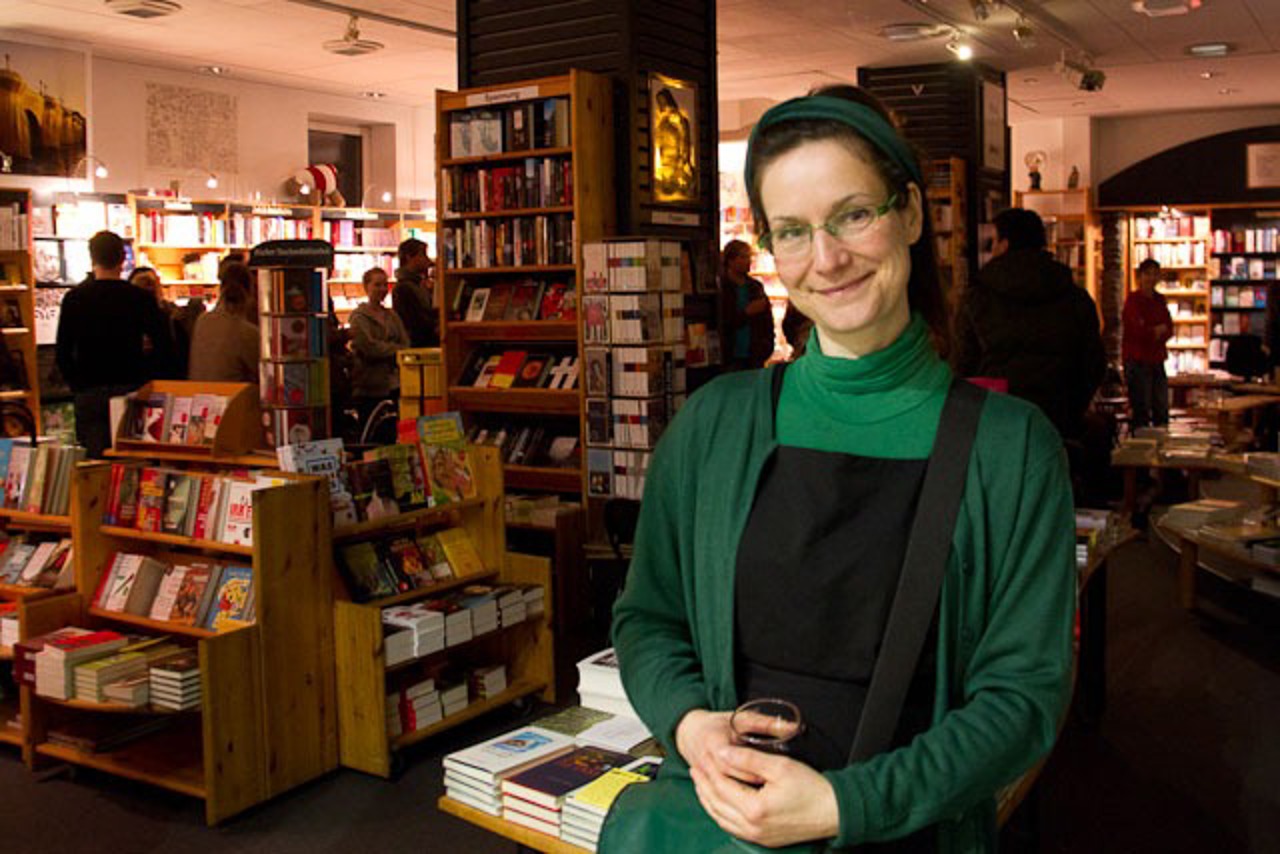 Ilka Walljes bei der Premiere von Effi Briest in der "anderen buchhanldung"