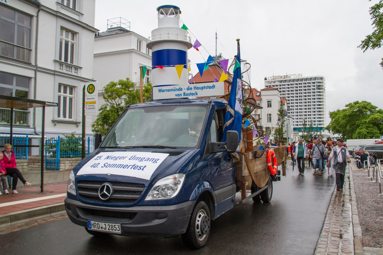 15. Nieger Ümgang und 40. Sommerfest in Warnemünde, der heimlichen Hauptstadt von Rostock