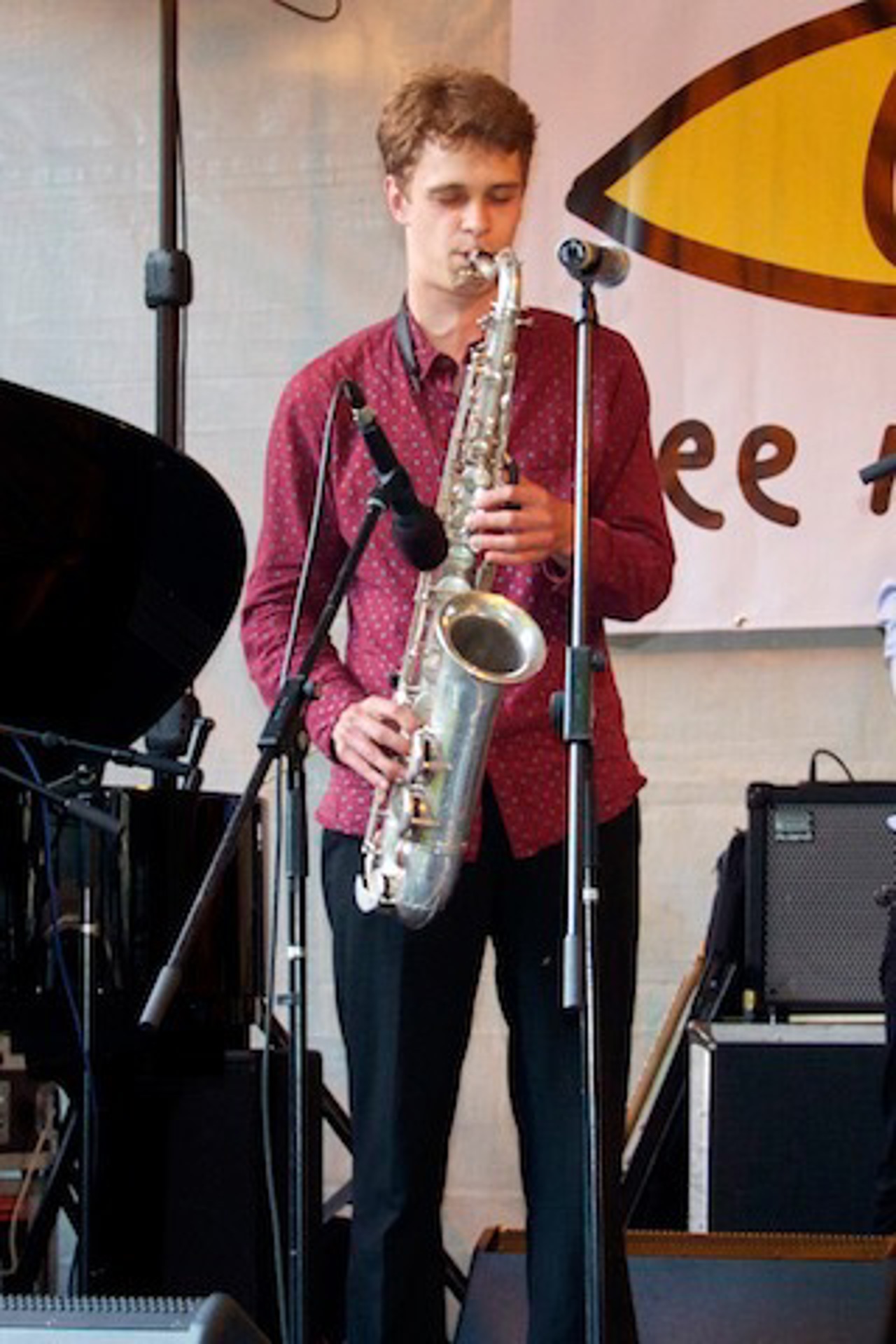 Philipp Rücker am Saxophon