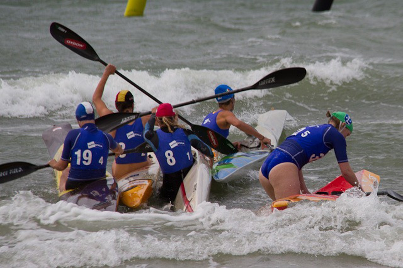 Karambolage beim Start, DLRG Cup 2012