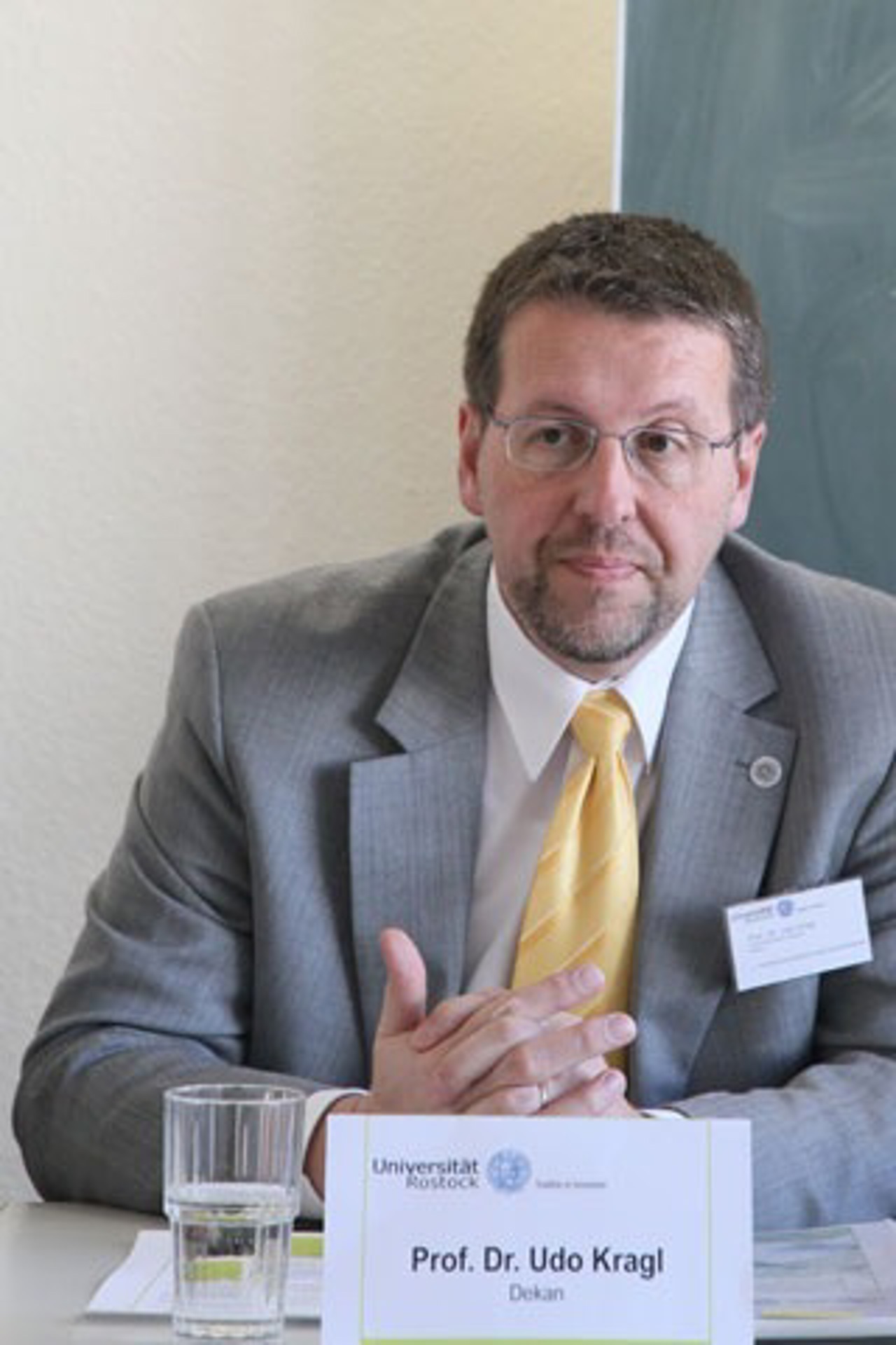 Prof. Dr. Udo Kragl, Dekan der Interdisziplinären Fakultät