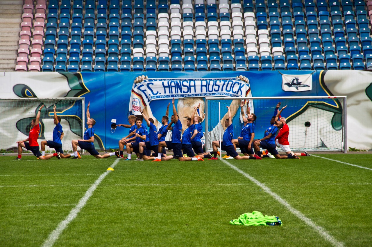 Trainingsauftakt für die Saion 2018/19 beim FC Hansa Rostock im Ostseestadion