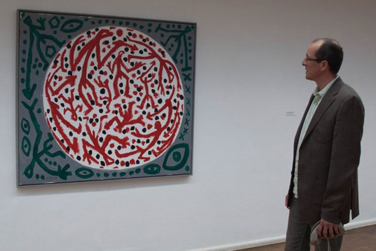 Peter Stein in der Penck-Ausstellung