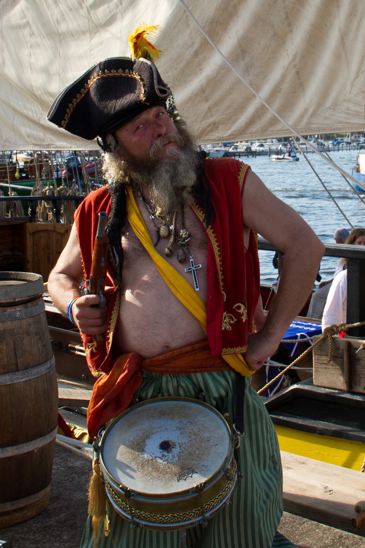 Pirat auf der Hanse Sail 2015