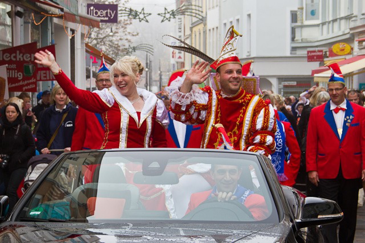 Das Rostocker Prinzenpaar Tina Halke und Nico Gottfried