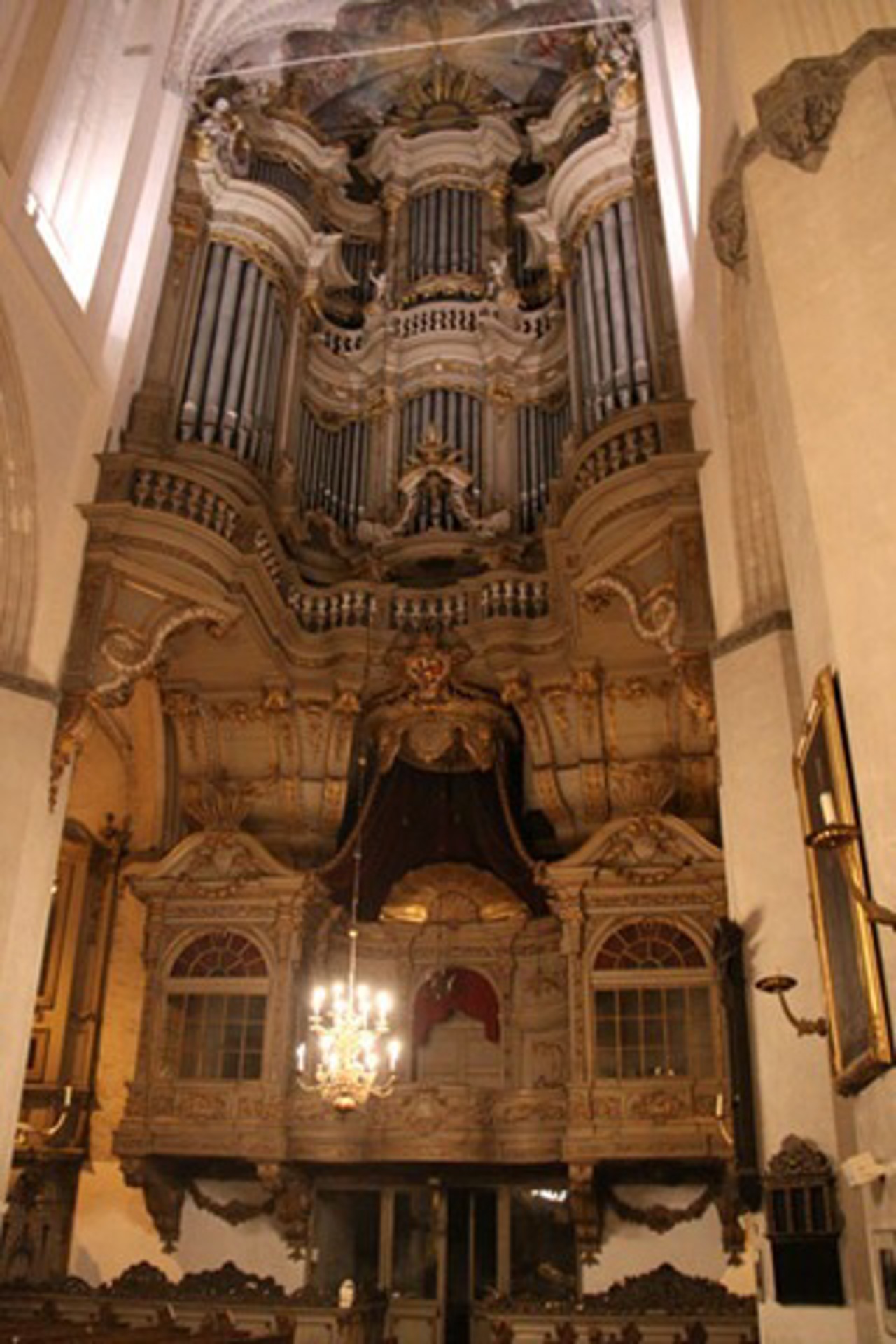 Innenansicht der Sankt-Marien-Kirche Rostock