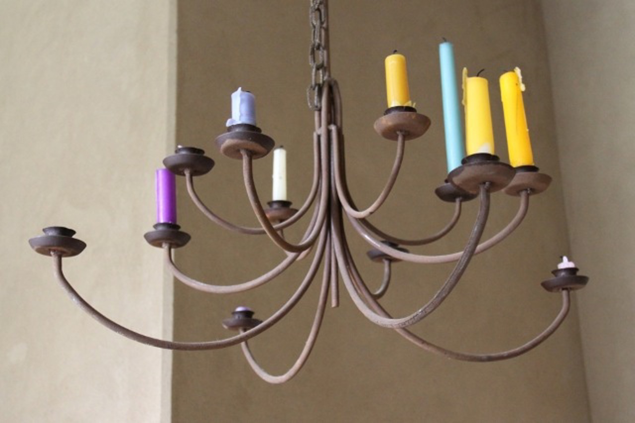 Kerzenleuchter im Gutshaus Bobbin