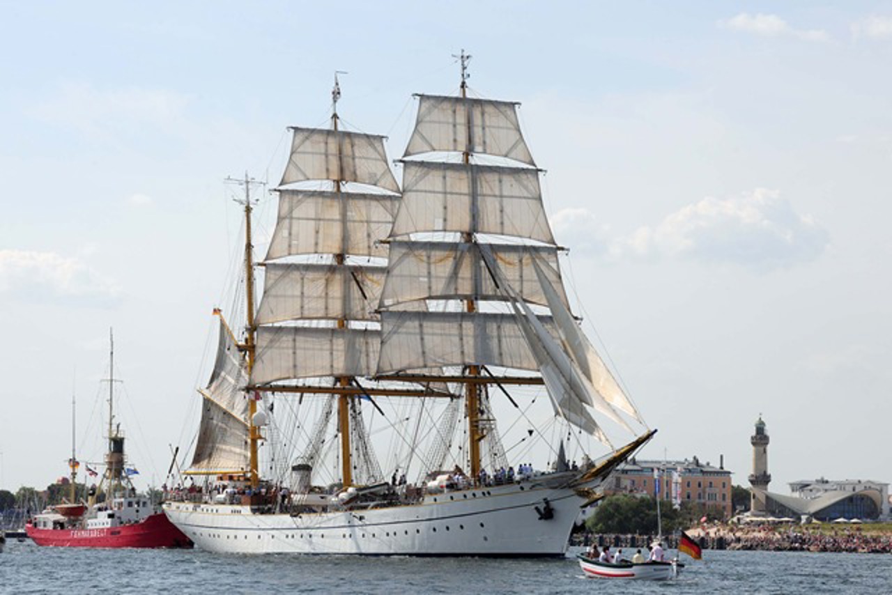 Beliebter Gast der Hanse Sail: Segelschulschiffe der Deutschen Marine „Gorch Fock“, Foto: Hanse Sail Rostock