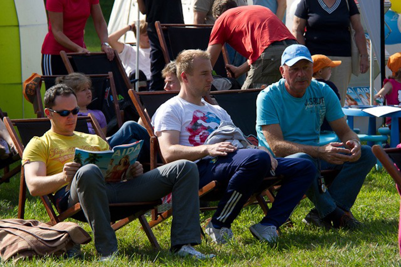 Herrenpause beim 9. Rostocker Frauenlauf
