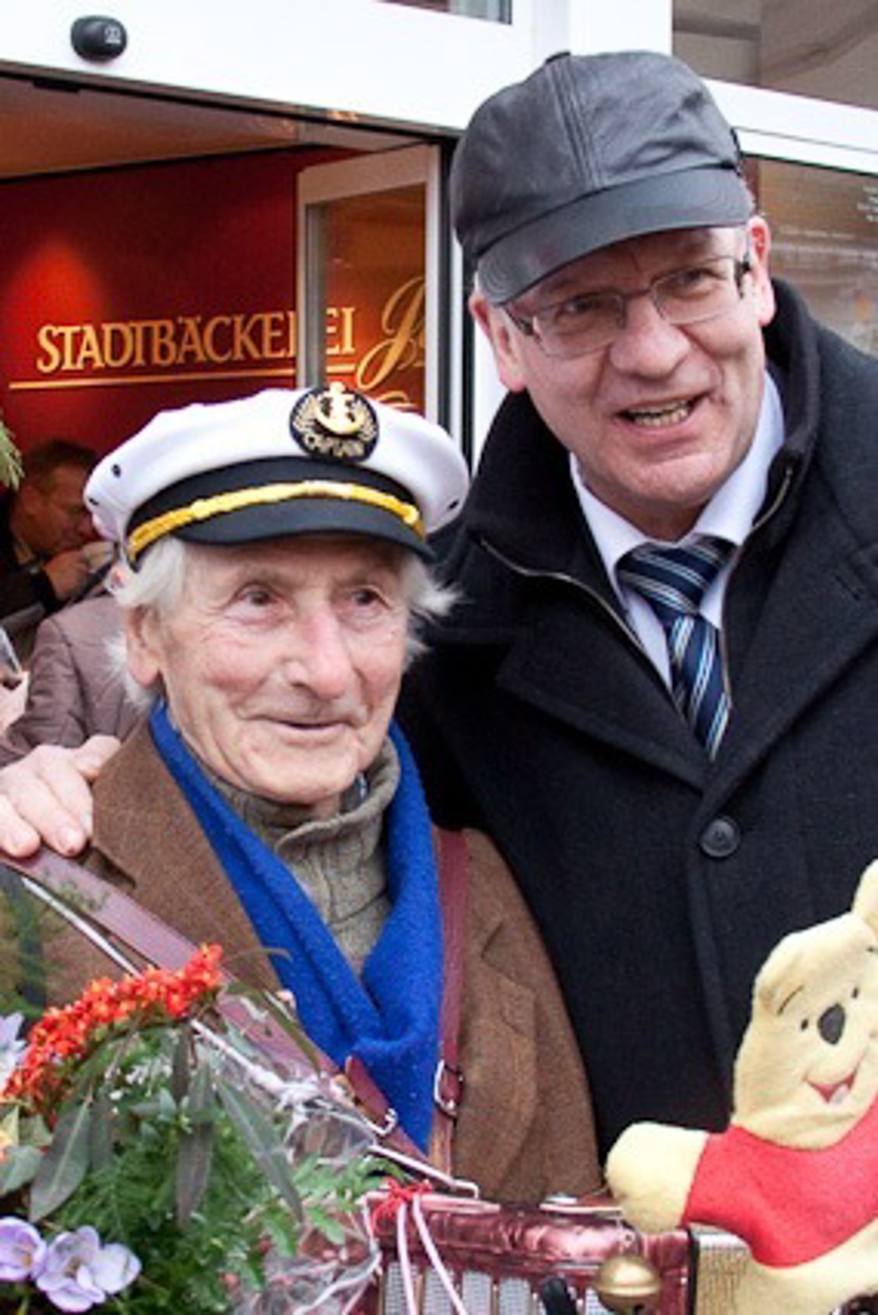 Tryanowski und Oberbürgermeister Methling
