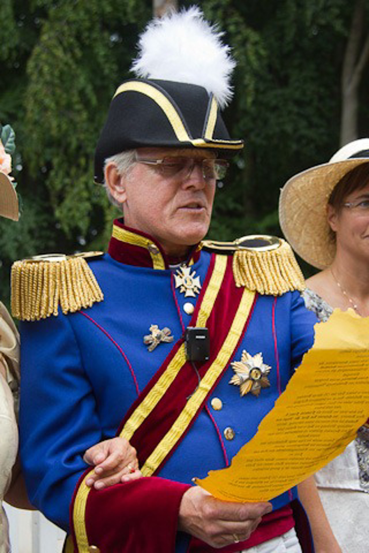 Hans Peter Hahn als Friedrich Franz I., Gründer des Seebades Kühlungsborn