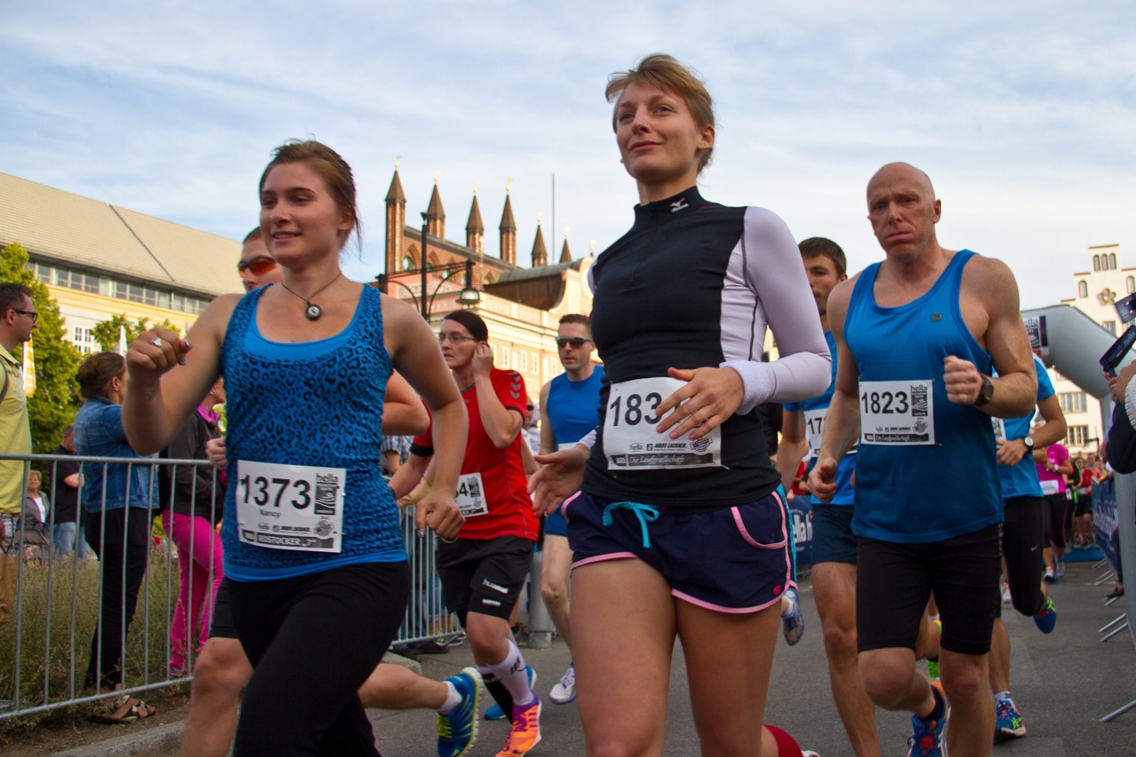 Marathon Nacht auf dem Neuen Markt