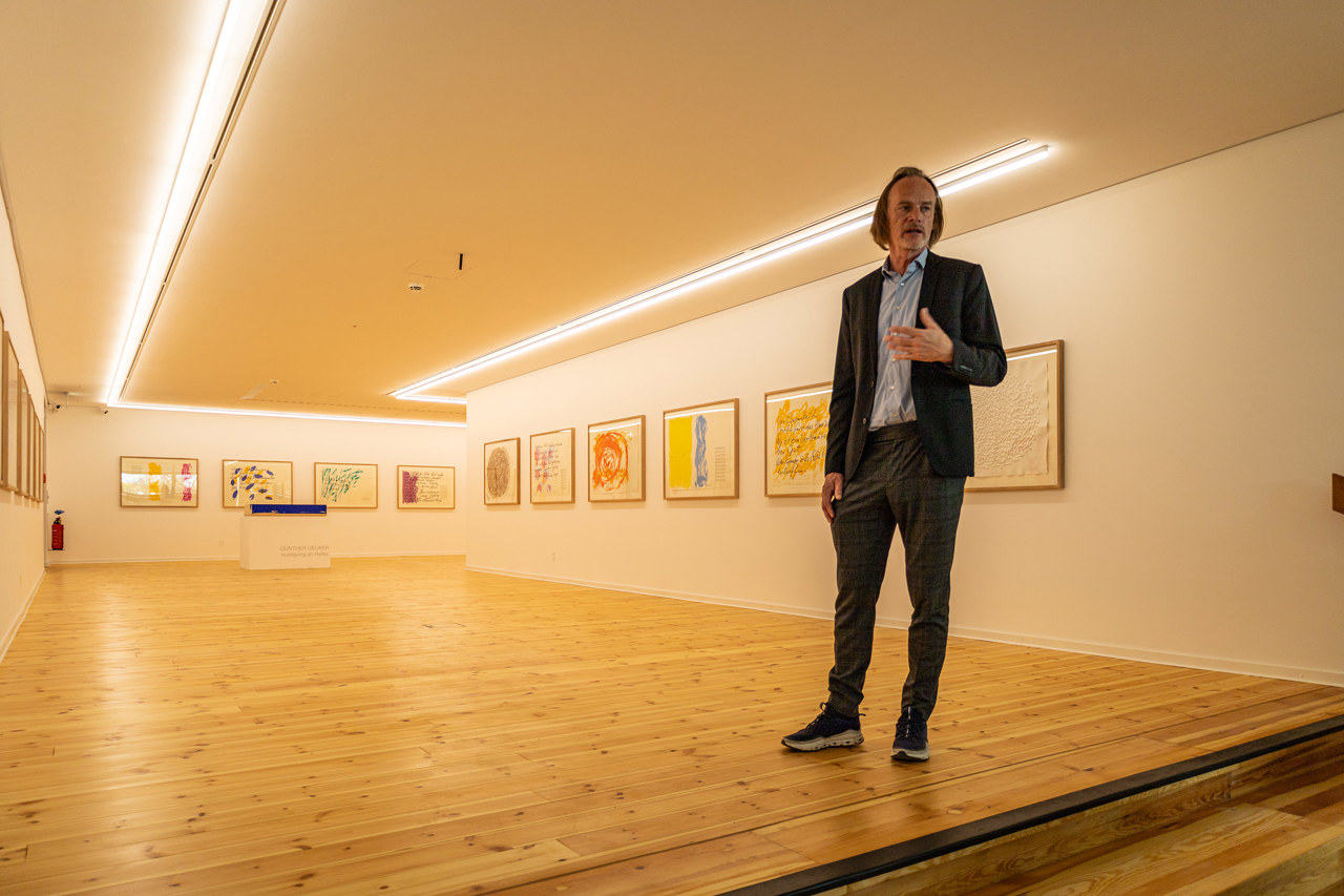 Jörg-Uwe Neumann in der sanierten Rostocker Kunsthalle